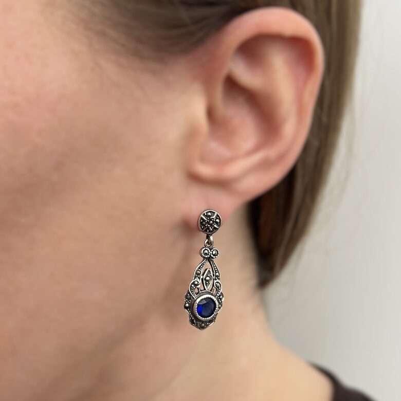 Marcasite Earrings Azulea
